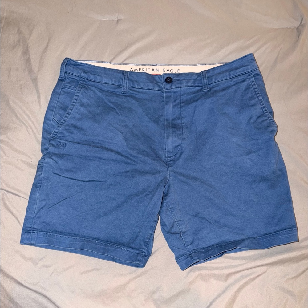 American Eagle Outfitters Men's Classic Blue Shorts